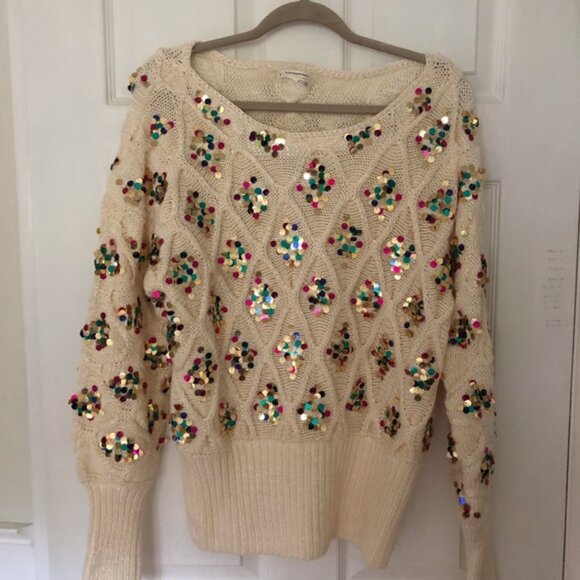 Anthropologie Lara Sequined Sweater - Picture 4 of 12